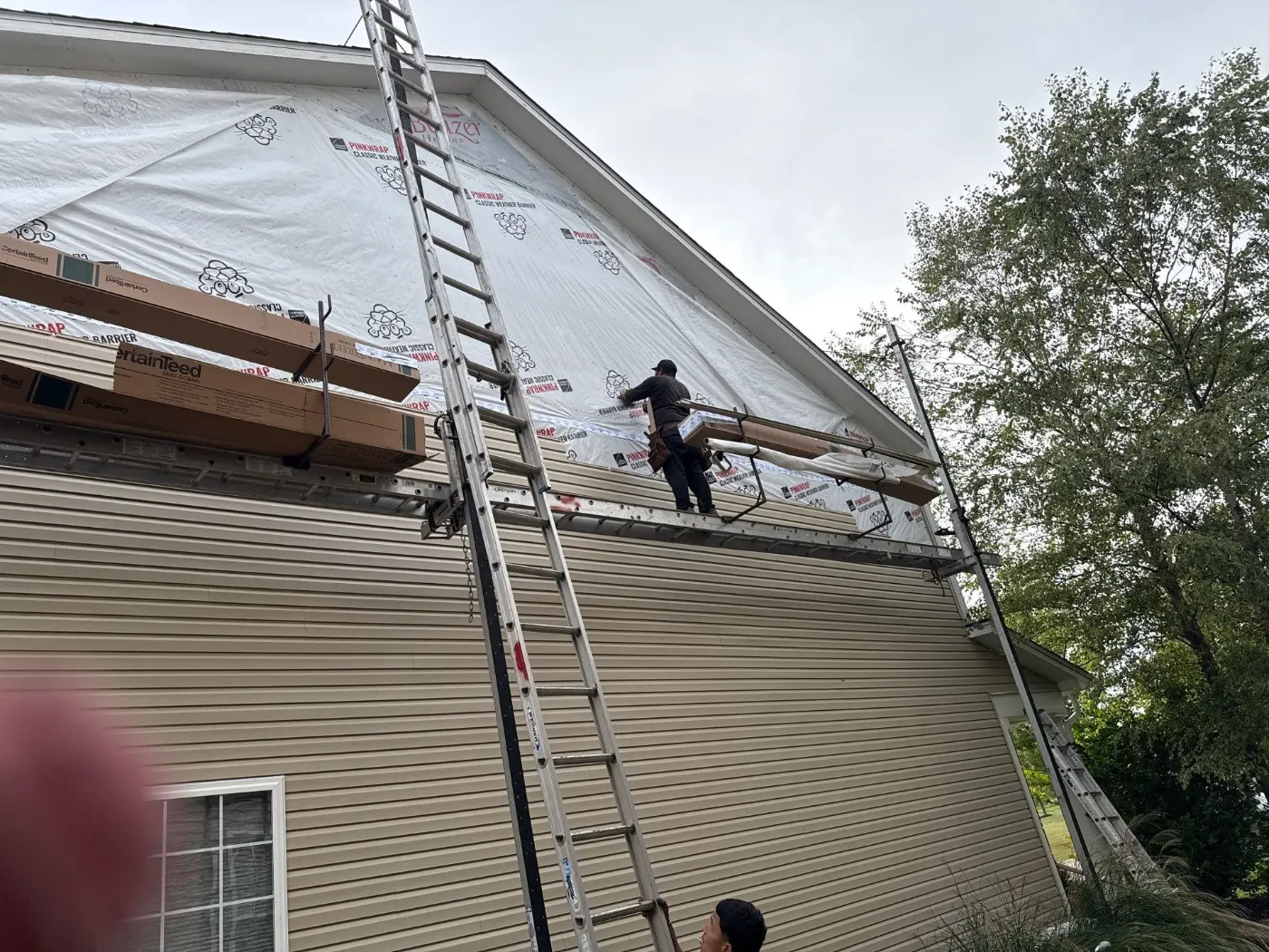 Membrane repair completed in Woodshire